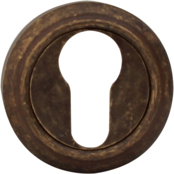 Накладка Cyl на розетке 50V Античная бронза, материал Латунь, отделка Бронза, d=50 мм