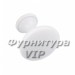 Ручка кнопка Gamet GZ-TERNI-1-10, материал Алюминий, цвет Белый, отделка Белый, 30*29 мм