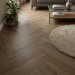 Кварцвиниловая плитка Invictus коллекция Maximus Click Herringbone 32 Divine Oak Cookie