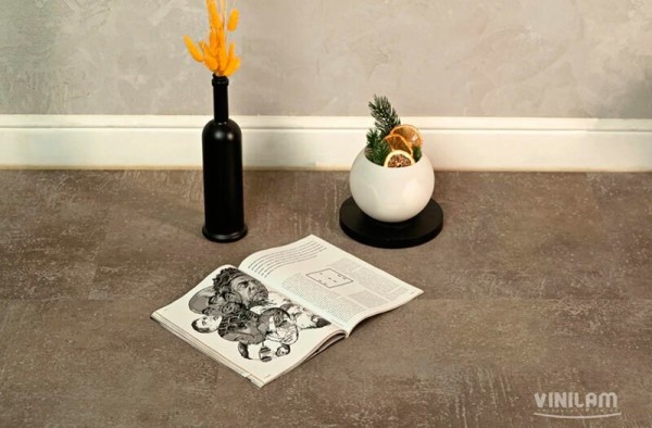 Виниловый пол Vinilam коллекция CERAMO VINILAM Stone Городское Искусство 71611