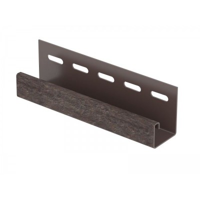 J-планка Ю-пласт Стоун Хаус Кирпич Коричневый