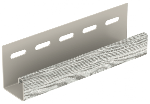 J-планка Ю-Пласт, Hokla Винтаж, Цвет Пепел