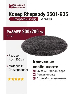 Ковер Rhapsody 2501-905 круг 200x200