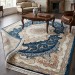 Ковер Farsi/MASHAD 1500 G144 Dark blue 400x500