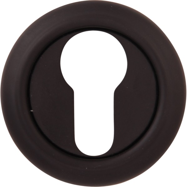 Накладка Cyl на розетке 50V Черный, материал Латунь, цвет Чёрный, отделка, d=50 мм