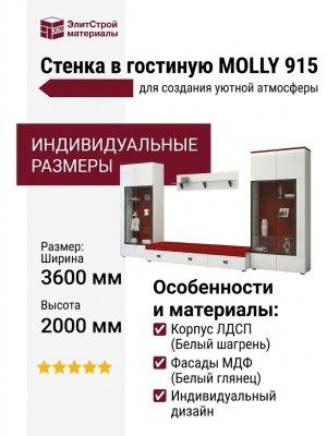 Стенка в гостиную MOLLY 915