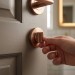 Дополнительные розетки для сантехнического замка RO12W6 RS ROSET, материал Замак, отделка Розовое золото, d=52 мм