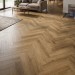 Кварцвиниловая плитка Invictus коллекция Maximus Click Herringbone 33 Highland Oak Classic