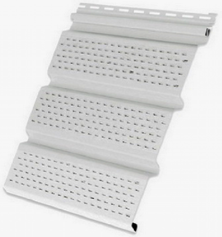 Полностью перфорированный белый софит