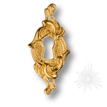 Ключевина 15.658.10.19, материал Замак, отделка Золото, 29*61 мм