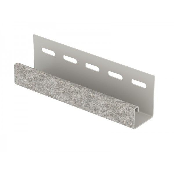 J-планка Ю-Пласт, Светло-серый Сланец Стоун Хаус