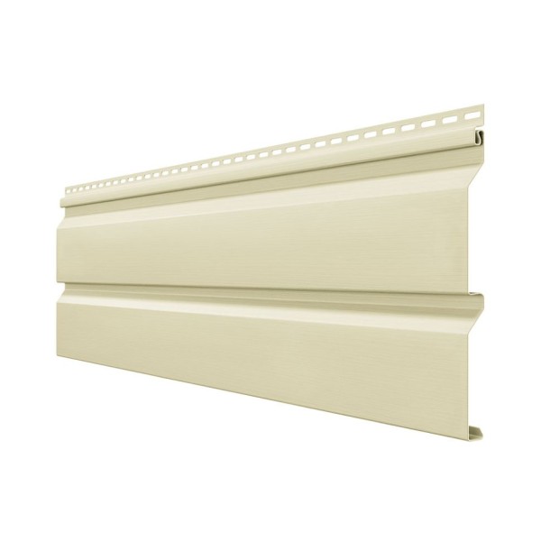 Виниловый сайдинг ТЕХНОНИКОЛЬ, Оптима в дизайне Корабельный брус, оттенок Мимоза.