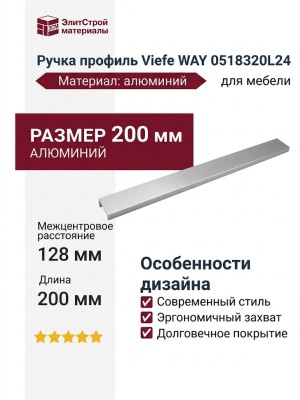 Ручка профиль Viefe WAY 0518320L24