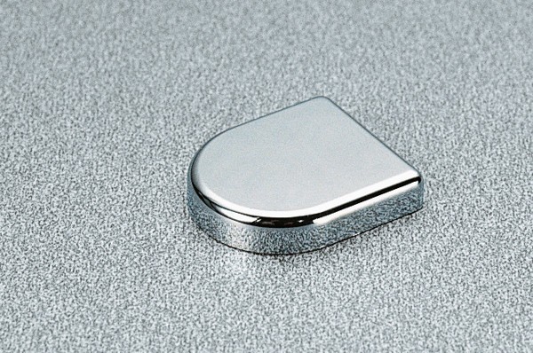 Заглушка овальная к петле для стекла P2CBA06, материал Хром, отделка Хром, 36*30 мм