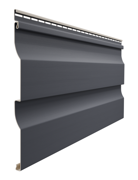 Виниловый сайдинг Docke, Корабельный брус D4.5D, Графит