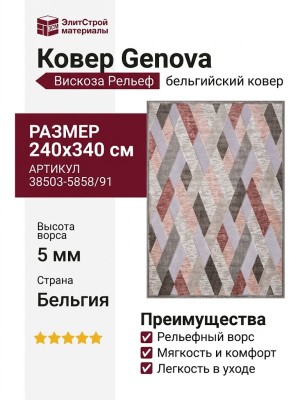 Ковер Genova 38503-5858/91 240x340