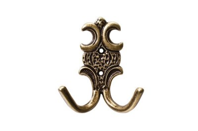 Крючок 11.404.A20, материал Замак, отделка Бронза, 82x100x42 мм