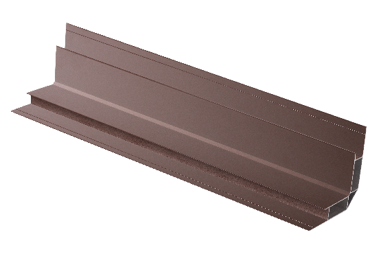 Внутренний угловой элемент, алюминиевый, коричневый.