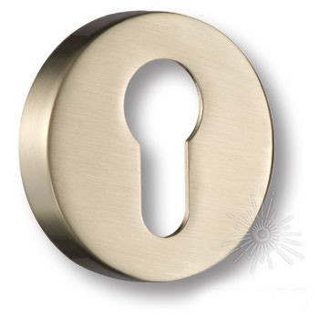 Дополнительные розетки для замка с английским ключом RO12Y NB ROSET, материал Замак, отделка Никель, d=52 мм