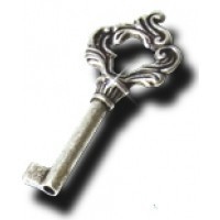Ключ 39.540.09 Cristallo, материал Латунь, отделка Серебро Хрусталь