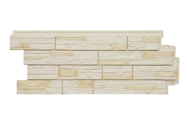 Фасадная панель Grand Line, Сланец Design Plus, Цвет Пшеница