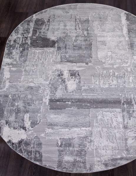 Ковер Armina 3758A grey овал