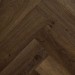 Кварцвиниловая плитка Invictus коллекция Maximus Click Herringbone 42 Highland Oak Chocolate