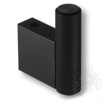 Крючок 7009014L30 GRAF, материал Алюминий, цвет Чёрный, отделка Черный, 50*41*14 мм