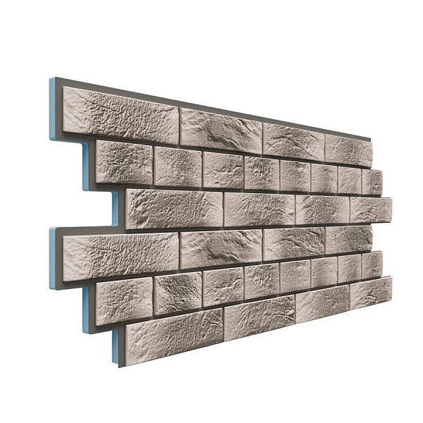 Фасадная термопанель Доломит в стиле Венецианского кирпича, 20 мм, Радос