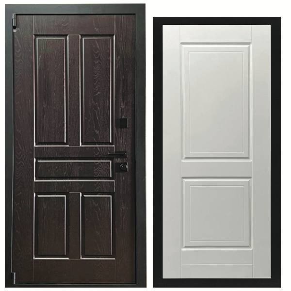 Дверь входная «Босфор», внутренняя панель НШ-1 (молочный софт)