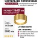 Светильник потолочный ALBA 14.30 G DIM