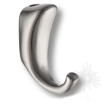 Крючок 2085 0024 NB, материал Замак, отделка Никель, 48*24*64 мм