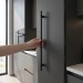Ручка скоба SYSTEM 8774 0640 AL6-AL6, материал Алюминий, цвет Чёрный, отделка Черный, 35*16*704 мм