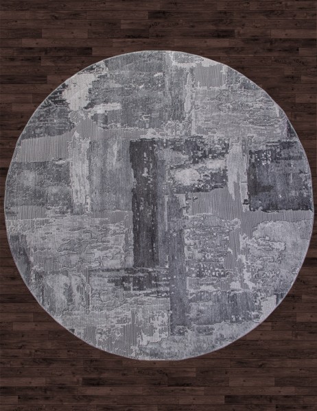 Ковер Armina 3758A grey круг