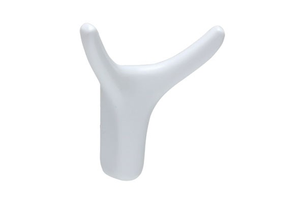 Крючок M7193.WHITE, материал Замак, цвет Белый, отделка Белый, 70*63*37 мм