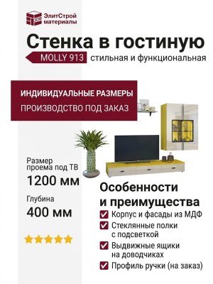 Стенка в гостиную MOLLY 913