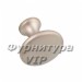 Ручка кнопка Gamet GZ-UDINE-1-02, материал Замак, отделка Никель, 29*25 мм