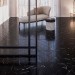 Кварцвиниловая плитка Invictus коллекция Maximus Click Herringbone 98 Black Marble Noir