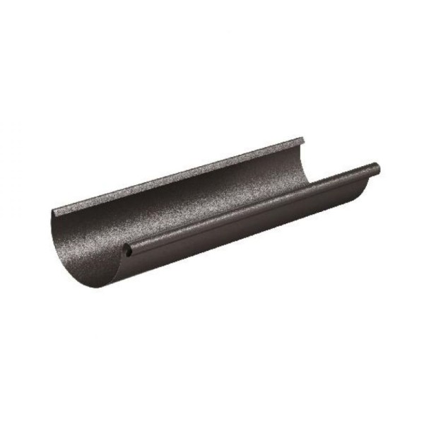 Водосточный желоб Aquasystem RR 32, тёмно-коричневый матовый, длина 3.00 м, размеры 125/90.
