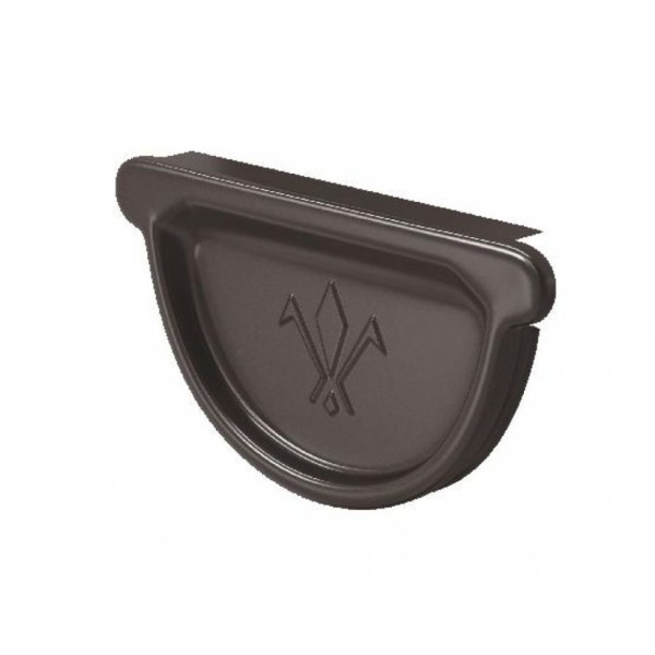 Универсальная заглушка с резиновым уплотнителем Aquasystem, RR 32, тёмно-коричневая 125/90