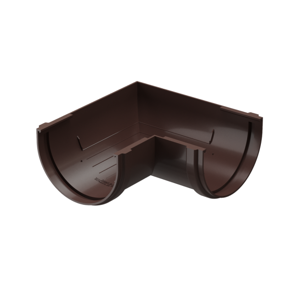 Угол желоба универсальный 90°, Docke Standard, Цвет: тёмно-коричневый