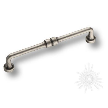 Ручка скоба 551-160-Silver, материал Замак, отделка Серебро, 37*20*179 мм