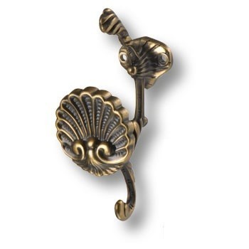 Крючок 4210.0119.001, материал Замак, отделка Бронза, 119*30*67 мм