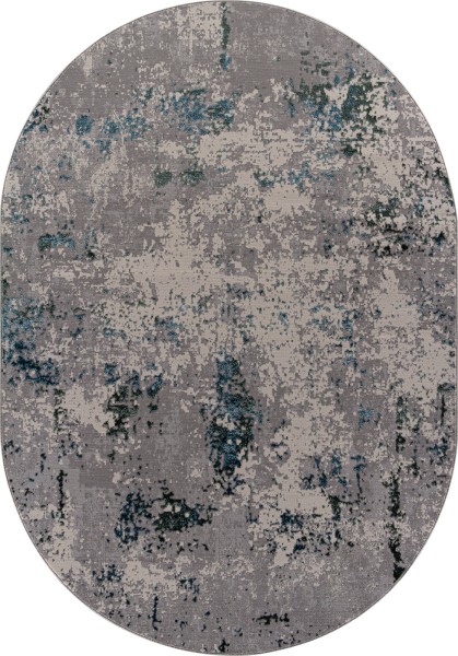 Ковер Liman F477 GREY-BLUE ОВАЛ 280x380