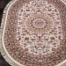 Ковер Shahreza d210 cream-brown овал