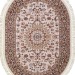 Ковер Shahreza d210 cream-brown овал
