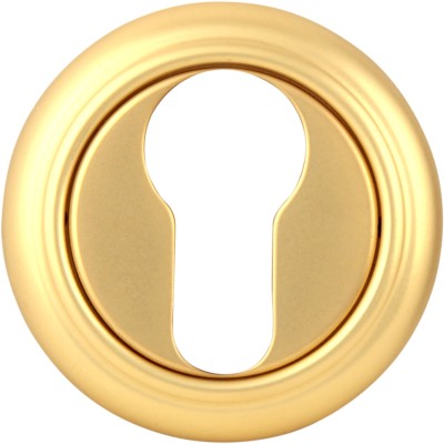 Накладка Cyl на розетке 50V Матовая латунь/латунь, материал Латунь, отделка Латунь, d=50 мм