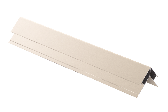 Наружный угловой элемент из алюминия, белый.