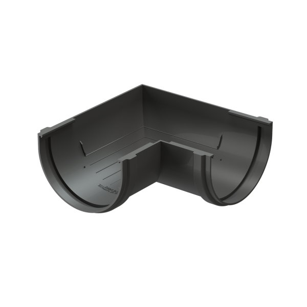 Угол желоба универсальный 90° Docke Standard, Серый