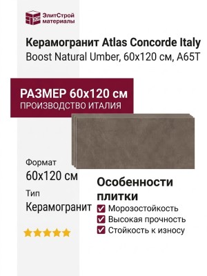 Atlas Concorde Italy Boost Natural Umber 60x120 A65T